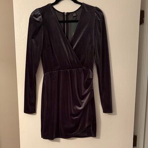 Wild fable grey Velvet Dress. XS